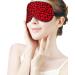 Buy Jaguar Leopard Print Sleep Mask for Women - Adjustable Eye Shades with Black Spots & Elastic Strap - Buy Online on GoSupps.com