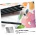 Healvian 100pcs Disposable Eyeliner White Eye Liner Cosmetic Eye Sticks Mascara Brush Wands Plastic 1 count (Pack of 1) Black - Buy Online on GoSupps.com