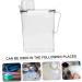 Baluue 3pcs Laundry Storage Box Laundry Holder Fabric Softener Liquid Lotion Transparent Plastic 1 count (Pack of 1) Transparentx3pcs - Buy Online on GoSupps.com