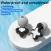 Swimming Ear Plugs - Reusable Silicone Ear Plugs for Noise Reduction | Sleeping Ear Plugs for Concerts Swimming Airplane Musicians Motorcycle Serut Black - Buy Online on GoSupps.com