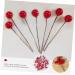HOMSFOU 600 Pcs Artificial Berries Holly Berries Branch Artificial Red Berry Stem Artificial Holly Berries Round Ball Christmas Decor Christmas Tree Decorations Wreath Foam Cherry - Buy Online on GoSupps.com