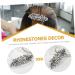 MAGICLULU Rhinestone Hair Clip Women Hair Clip Silver Hair Clip Women Headdress Women Barrette Women Hairpin Hair Accessory Barrette for Girl Hair Barrettes Rhinestones Hairpin - Buy Online on GoSupps.com
