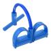 Resistance tapes resistance fitness equipment for at home 4 tube multifunctional sports equipment up to 50lbs for leg trainer arm coach belly trainer blue
