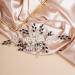 BERYUAN Bride Black Crystal Rhinestone Pearls Wedding Hair Comb Teardrop Crystal Rhinestone Hair Comb Pealrs Rhinestone Bride Headpiece Weddding Hair Accessories for Wedding Girls (black) - Buy Online on GoSupps.com
