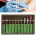 Nail Drill Bit Set with Materials with Perfect Effect Nail Drill Bits for Beauty Salon Shop Manicure Shop (ZeoopTmXHMMXES-11)