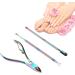 Cuticle Pusher Nail Polish Remover Set with Scraper and Cleaner Professional Stainless Steel Manicure Tools for Women - Buy Online on GoSupps.com