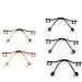 10pcs Rimless Eyeglass Nose Clips - Stainless Steel Eyeglass Accessories for Repair (Brown) | International Shipping Available - Buy Online on GoSupps.com