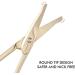 Jarvistar Nose Hair Scissors & Ear Screens - Stainless Steel Rounded Tip Beard Shears - 9.5 cm Gold - Buy Online on GoSupps.com