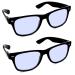 2 Set Blue light filter screen glasses without starch Black Blaufilter Gaming Gaming glasses Blaufilter PC screen monitor glasses women men's office glasses workplace glasses