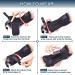 Plantar Fasciitis Night Splint & Orthotic Brace for Effective Pain Relief with Spiky Massage Ball - Black - Buy Online on GoSupps.com