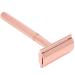EVTSCAN Men Manual Razor - Zinc Alloy Non-Slip Double Edge Razor with Blade in Rose Gold | Premium Shaving Experience - Buy Online on GoSupps.com