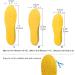 Memory Foam Orthotic Shoe Insoles with Superior Shock Absorption - Unisex (M) 6-9/7-11 - Buy Online on GoSupps.com