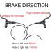 BUCKLOS MTB Hydraulic Disc Brakes Set | Front 800mm Rear 1450mm | Aluminum Alloy Levers | PM/is Adapter | for EBike/Fat Bike | Black - Buy Online on GoSupps.com