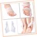 Buy Mobestech Foot Protector Bunion Splint - Toe Separators & Spacers for Comfort | Dual Purpose White 13x7CM - Buy Online on GoSupps.com