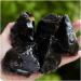 Collection Natural Rough Black Obsidian Raw Rock Stone Crystal Healing (Size : 400-450g) - Buy Online on GoSupps.com