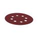 125mm Polishing Grinding Wheel - Red Perforated Flocked Sandpaper & Support Pads (60#) | International Shipping Available - Buy Online on GoSupps.com