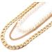Shop Aimimier Bridal Layered Pearl Choker & Cuban Link Chain Necklace - Vintage Statement Jewelry for Women & Girls - Buy Online on GoSupps.com