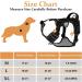 Etaccu Adjustable No-Pull Dog Harness with Handle - Breathable & Padded Safety Harness for Medium Dogs - Reflective Black - Buy Online on GoSupps.com