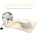 Honrane Cotton Pad Holder Cosmetic Cotton Pad Organizer 12Pcs/Set Makeup Remover Pad Facial Cleansing Reusable Round Puffs with Mesh Bag for Home Use Cotton - Buy Online on GoSupps.com