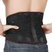 Lower Back Braces for Back Pain Relief - Compression Belt for Men & Women - Lumbar Support Waist Backbrace for Herniated Disc Sciatica Scoliosis - Breathable Mesh Design Adjustable Straps(XL Black) X-Large Black
