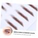 PLAFOPE 4pcs Eyebrow Stickers Eyebrow Transfer Sticker Black Stickers Eyebrow Stencils 4d Shaper Transport 21x15cm Brown - Buy Online on GoSupps.com