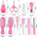 10 Pcs Baby Grooming Kit - Newborn Healthcare Set for Infant with Nail Clipper, Scissors, Brush, Nose Cleaner - Safety Baby Care Accessories - Buy Online on GoSupps.com