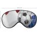 Soccer Goal and Netherlands Flag Sleep Mask Eye Cover for Sleeping Blindfold with Adjustable Strap Blocks Light Night Travel Nap for Men Women - Buy Online on GoSupps.com