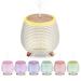 CCKeyin aroma diffuser 90ml mini essential oil atomizer humidifier with adjustable fog mode waterless automatic switch -off diffuser with 7 color change LED white