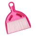 Desktop Cleaning Brush Small Broom Counter Duster with Hand Brush/Broom Bristles Light Weight Used for Cleaning Bathrooms Terraces Kitchens Walls and Decks Red