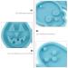 Halloween Witch Hat Resin Molds 6Pcs with Gauze Rose - Masquerade Costume Accessory & Handmade Earrings - Buy Online on GoSupps.com
