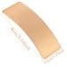 Elegant Vintage Large Hair Clips for Women - Retro Feather Hair Accessories & Metal Needles - Gold Rectangular Hairpins for All Hairstyles - Buy Online on GoSupps.com