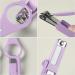 HEALLILY Nail Trimmer Nail Clipper with LED Lamp and Magnifier Fingernail Toenail Clipper Cat Paw Trimmer - Buy Online on GoSupps.com
