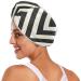 Black Line Hair Towel 2 Pack - Super Absorbent Quick Dry Hair Turbans for Women & Girls - Buy Online on GoSupps.com