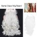 White Wig Beard - 80cm High Temperature Wire Santa Claus Wig for Christmas Party Cosplay - Buy Online on GoSupps.com