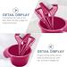 1 Set Hairdressing Tool Hair Colorist Tool Kit Hair Coloring Bowl Diy Hair Dye Mixer Hairdressing Tint Brushe Tint Color Mixing Bowl Hair Coloring Comb Hair Brush Highlight Abs - Buy Online on GoSupps.com