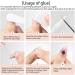 AJTUTUS French Tip Press on s Long False s Fake s Full Cover Stick on s for Women and Girls - Buy Online on GoSupps.com