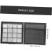 Mikinona 2pcs Eye Shadow Box Black Eyeshadow Clear Makeup Tools Eyeshadow DIY Pallet Travel Supplies Lipstick - Buy Online on GoSupps.com