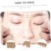 DOITOOL Eyebrow Tattoos Tool 8 Pcs Ink Pattern Embroidery Thread Ruler Line Disposable Tattoos Tool 7.5x4.5cmx4pcs Brownx4pcs - Buy Online on GoSupps.com