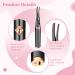 Varku Heated Eyelash Curler for Women - USB Rechargeable 2 in 1 with Built-in Comb 3 Temperature Modes Fast Heating Long Lasting Electric Eyelash Curler - Buy Online on GoSupps.com