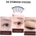POPETPOP 4pcs Eyebrow Stickers Waterproof Stickers 4d Eyebrow Tattoos Eyebrow Stencils Eyebrow Shape 3d Tool - Buy Online on GoSupps.com