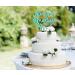 Personalized Natural Wood Cake Topper | Custom Name Decoration - Birch Multiplex Mint - Buy Online on GoSupps.com