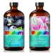 Magnolia Essential Oil 4 Fl Oz and Blueberry Essential Oil 4 Fl Oz - ZODION Magnolia & Blueberry Oil for Diffuser Aromatherapy Home Fragrance Skin & Hair Care DIY Candle & Soap Making Yoga