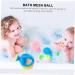 2pcs Unicorn Bath Ball for Kids - Cartoon Bath Scrubber & Poufs | Toddler Shower Mesh Ball - Perfect for Fun Bath Time - Buy Online on GoSupps.com