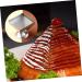 Alipis Meat Press 1pc Pagoda Meat Mold Flatware Dessert Kitchen Meat Plate Meat Dishes Shaping Tool Cake Mold Rice 15c 15x15CM Silver - Buy Online on GoSupps.com