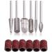 Drill Bits Kit for Nails 12 Pieces 2.35 MM Diamond Drill Bits for Wood Metal Nails Shape Carve Polish Efile Pedicure Manicure Home Salon Accessories - Buy Online on GoSupps.com