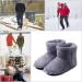 Fenyw Electrically Heated Slippers | USB Foot Warmers for Men & Women | Plush Heating Shoes for Indoor & Outdoor Use (Gray) - Buy Online on GoSupps.com