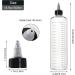 Segbeauty 16.9oz Measured Hair Dye Bottles with Twist-On Tip Cap - 2pcs 500ml Refillable Applicator Bottles for Hair Color Dyeing - Buy Online on GoSupps.com
