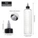 2 Pack Sailor-Like 500ml Hair Dye Squeezing Bottles with Measuring Scale Refillable Plastic & Leather Color Medium for Salons - Buy Online on GoSupps.com