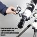 Aluminum Alloy Telescope Finderscope Bracket - Adjustable Mounting for Astronomical Telescope Pointer - 1/4 Standard Hole - Buy Online on GoSupps.com