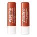 Vaseline Lip Therapy Lip Balm with Petroleum Jelly Moisture for Chapped Lips Cocoa Butter Lip Balm Stick for Hydrating Dry Peeled & Cracked Lips (2 Pack)